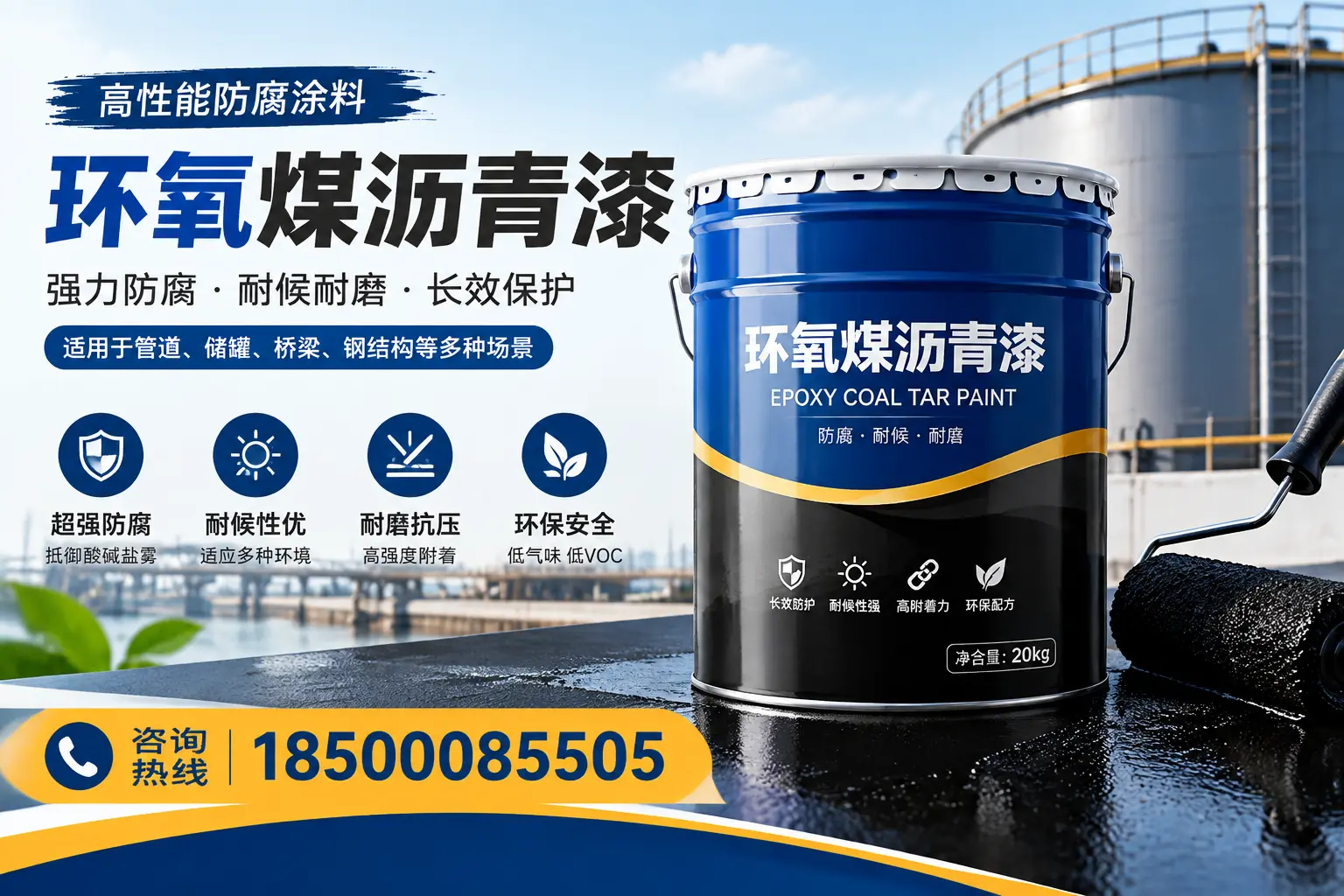 环氧煤沥青漆的施工步骤详解,玉溪装修必备知识